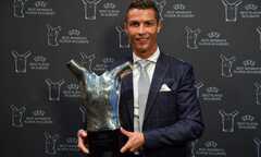 Ronaldo nhận danh hiệu cầu thủ xuất sắc nhất châu Âu