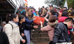 Ảnh: Hàng vạn người cùng phóng sinh gần 5 tấn cá xuống sông Hồng
