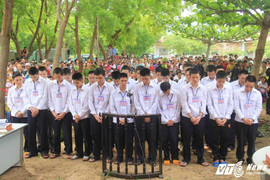 Trung úy công an bị đánh chết: 24 đối tượng hầu tòa