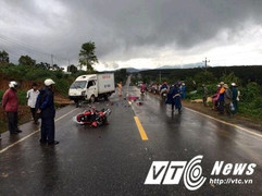 Xe máy lao vào ô tô tải, 2 người tử vong tại chỗ