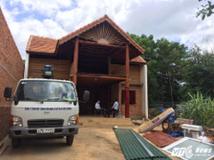 Tháo dỡ công trình xây dựng trái phép của đại tá công an