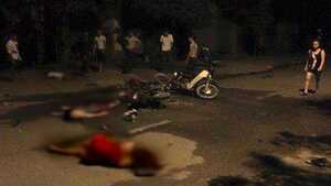 Hai xe máy đối đầu trong đêm, 3 người chết thảm