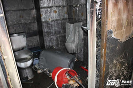 Ảnh: Bên trong phòng hát của quán karaoke cháy khiến 13 người chết