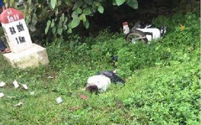 Nam thanh niên nằm chết cạnh xe máy trên quốc lộ