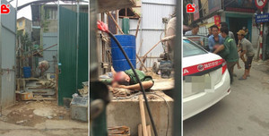 Người đàn ông bị thương nặng sau tiếng nổ lớn trên phố Hà Nội