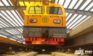 Ảnh: Chạy thử tàu trên tuyến đường sắt Cát Linh - Hà Đông