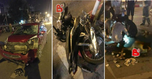 Ô tô phóng bạt mạng tông chết nam sinh viên trên phố Hà Nội