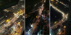 Tai nạn giao thông, hàng nghìn phương tiện chôn chân suốt nhiều giờ ở Hà Nội