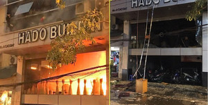 Cháy nhà hàng Bếp Mường ở Hà Nội: Cứu được 17 người mắc kẹt