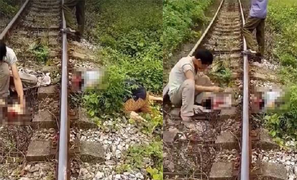 Băng qua đường sắt, người đàn ông bị tàu hoả cán chết thương tâm