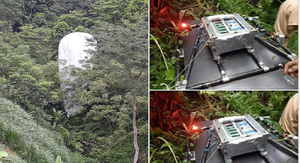 Vật thể lạ phát sáng rơi xuống rừng ở Hà Giang