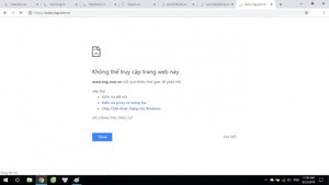 Hàng loạt trang tin, báo điện tử không thể truy cập