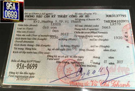 Đại tá cấp biển xanh cho xe Lexus của Trịnh Xuân Thanh bị kỷ luật