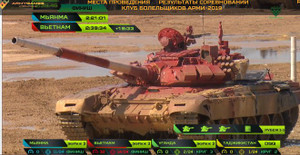 Clip: Đội xe tăng Việt Nam thi đấu xuất sắc ở vòng bán kết Tank Biathlon