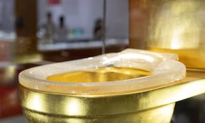 Xôn xao toilet dát vàng, gắn hơn 40.000 viên kim cương, kính chống đạn