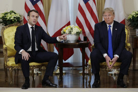 Màn đối đầu gay gắt Trump-Macron tại thượng đỉnh NATO