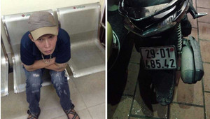 'Tuýt còi' thanh niên không đội mũ bảo hiểm, phát hiện xe trộm cắp