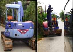 Sự thật cháu bé 8 tuổi lái máy xúc ở Hưng Yên