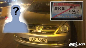 Xe gắn thẻ Bộ Công an ngang ngược cản đường dân: Xác định được chủ xe