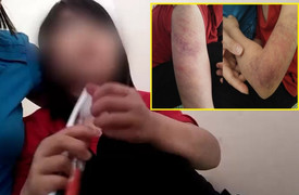 Video: Khởi tố ông bố đánh con bị chụp hình đưa lên facebook