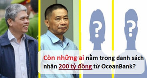 Xét xử Hà Văn Thắm: Còn những ai trong danh sách nhận trăm tỷ đồng từ OceanBank?