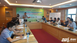 Đội bóng VTC News nằm ở bảng 'tử thần' giải Báo Nông Thôn Ngày Nay