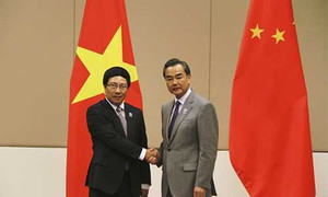 Phó Thủ tướng, Bộ trưởng Ngoại giao Phạm Bình Minh gặp Ngoại trưởng Trung Quốc Vương Nghị