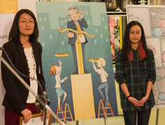 Quán quân thi vẽ tranh về Bình đẳng Giới lên đường thăm “Vương quốc của truyện tranh”