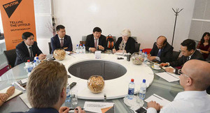 Lãnh đạo VOV tới thăm đài Sputnik, Nga