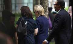 Video: Bà Clinton 'ngã gục' khi tham gia lễ tưởng niệm ngày 11/9
