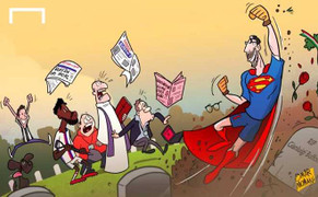 Những biếm họa bóng đá độc đáo sau loạt trận vừa qua ở châu Âu