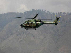 Trực thăng Ấn Độ rơi khi đang huấn luyện bay