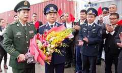 Tàu Cảnh sát biển Trung Quốc thăm Hải Phòng