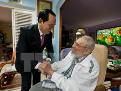 Chủ tịch nước Trần Đại Quang gửi điện cảm ơn Chủ tịch Cuba Raul Castro
