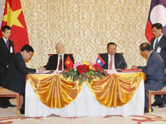 Tuyên bố chung Việt Nam - Lào nhân chuyến thăm của Tổng Bí thư