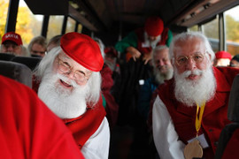 Đột nhập tường đào tạo Ông già Noel độc đáo ở Mỹ