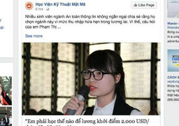 Nữ sinh hỏi 'học thế nào để lương khởi điểm 2.000 USD' gây sốt mạng xã hội