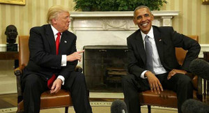 Chê 'chưa dứt lời', Donald Trump lại nói trò chuyện rất vui vẻ với Obama