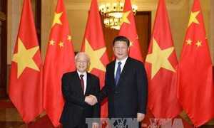 Lãnh đạo Việt - Trung trao đổi điện mừng 67 năm thiết lập quan hệ ngoại giao