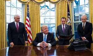 Ông Trump tuyên bố xây tường thành ngăn biên giới