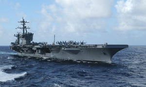 Người Hàn cảm thấy bị lừa dối về hành trình của tàu sân bay Mỹ