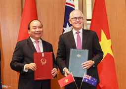 Thủ tướng Việt Nam - Australia ký tuyên bố đối tác chiến lược lịch sử