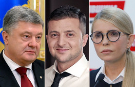 Diễn viên hài tạm dẫn đầu cuộc đua vào vị trí Tổng thống Ukraine