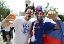 Link sopcast xem bóng đá Euro trực tiếp Anh vs Slovakia