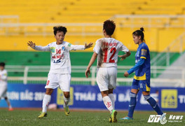 Giải vô địch bóng đá nữ Quốc gia: Hà Nội I vào chung kết gặp TP.HCM I