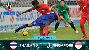 Thái Lan thắng sít sao Singapore, giành vé vào bán kết AFF Cup 2016