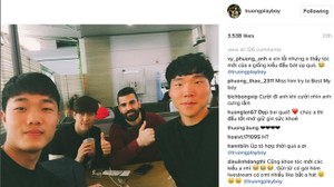 Xuân Trường để kiểu tóc bát úp lấy may đầu năm