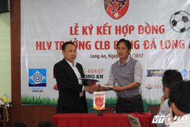 Cựu đội trưởng tuyển Việt Nam làm HLV trưởng CLB Long An