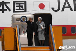 Nhà vua và Hoàng hậu Nhật Bản kết thúc tốt đẹp chuyến thăm Việt Nam