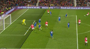 Trọng tài bắt việt vị sai, hủy bàn thắng của Manchester United